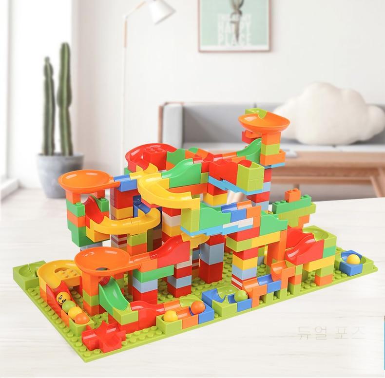 Marble Run Race Toy Track Set